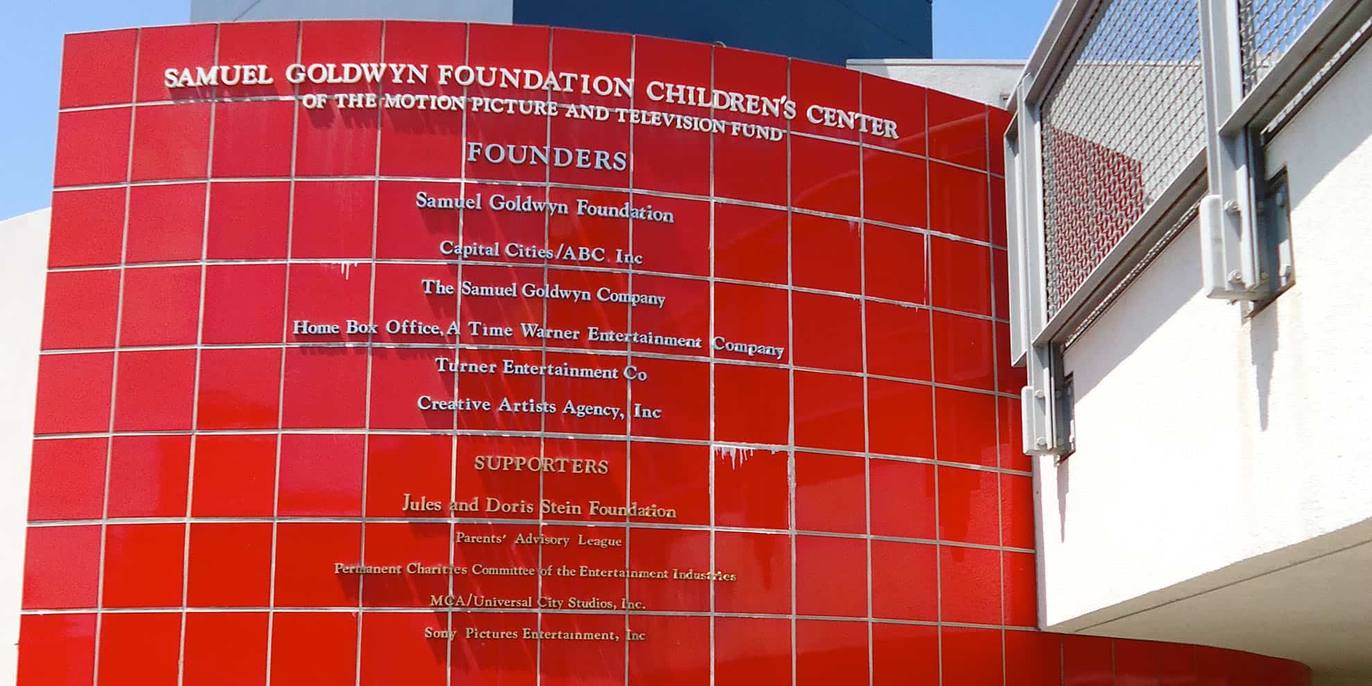 Samuel-Goldwyn-Foundation-Children’s-Center-Samuel-Goldwyn-Foundation-Children’s-Center-Plaque The Samuel Goldwyn Foundation Children's Center