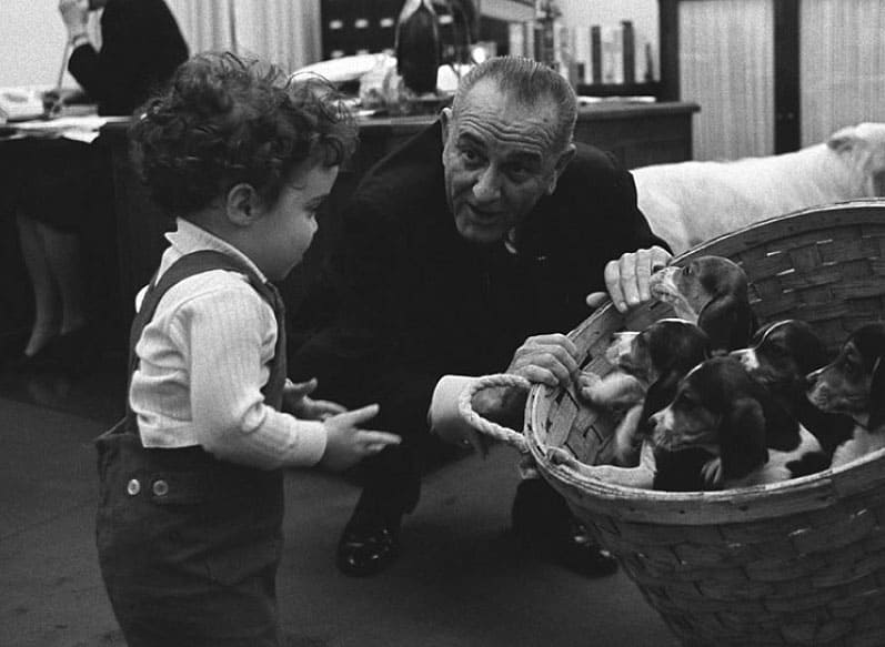 Courtanay-Valenti-LBJ Courtenay Valenti with Lyndon B Johnson